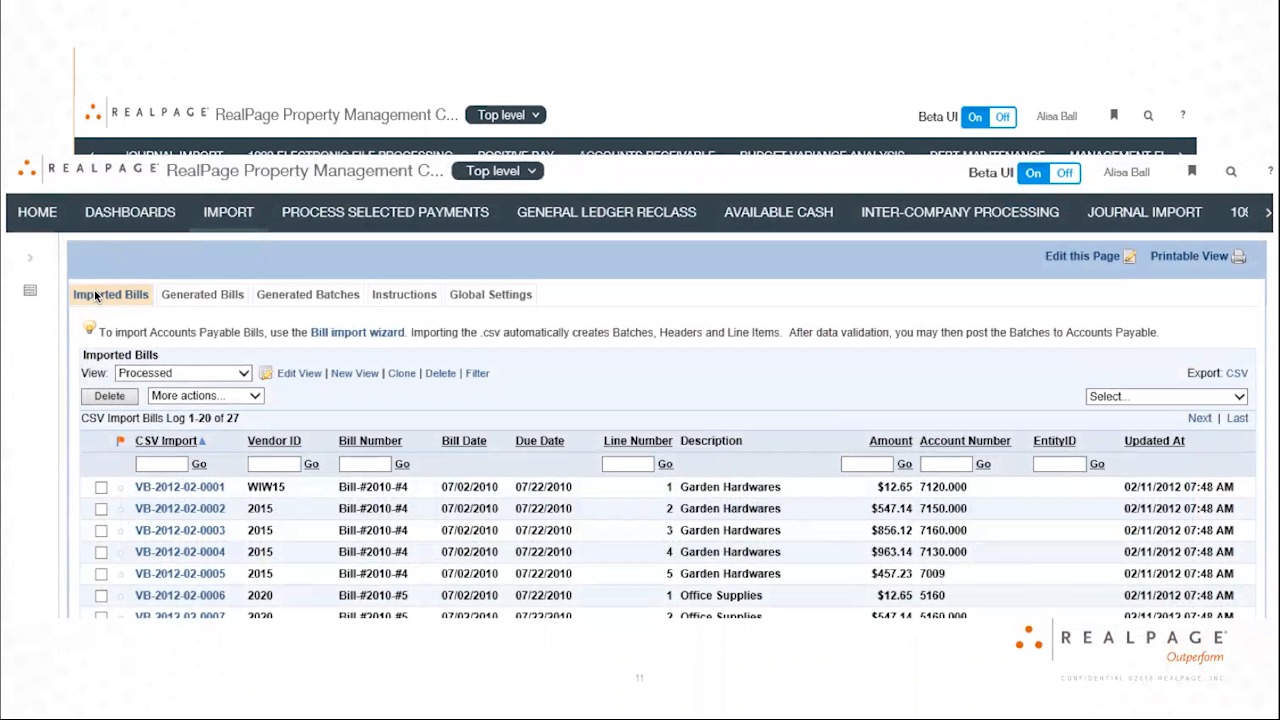 Property Management Accounting Software Realpage