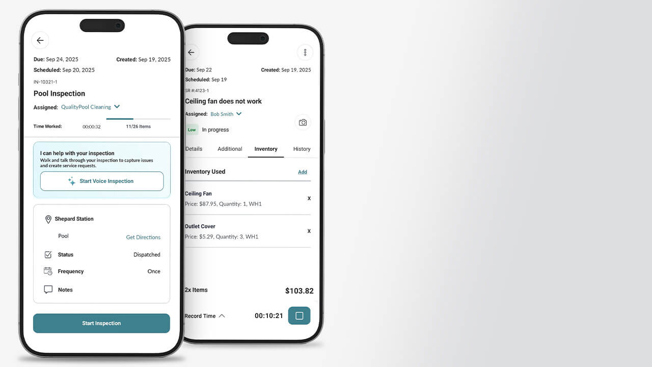mobile facilities management software app