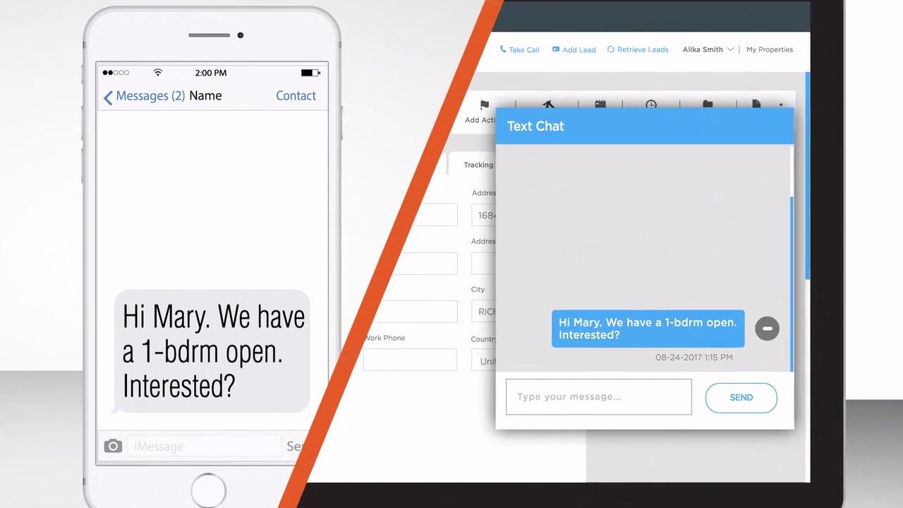 Online Apartment Lead Management Software for Texting | RealPage