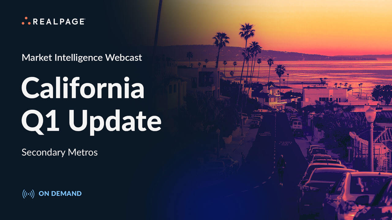 Market Intelligence: Q1 California Update (Secondary Metros)